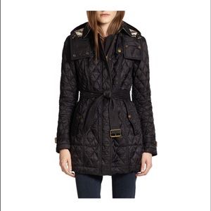 finsbridge belted quilted jacket